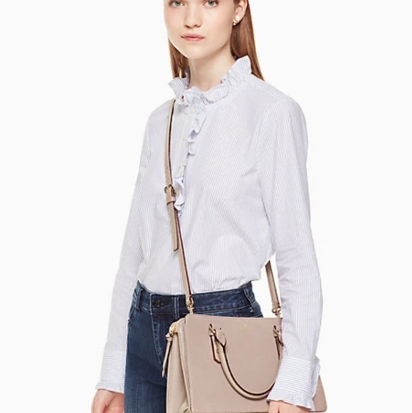 Kate Spade New York Mulberry Street Lise Satchel | Brixton Baker Kate spade mulberry Street lise handbag blush pink